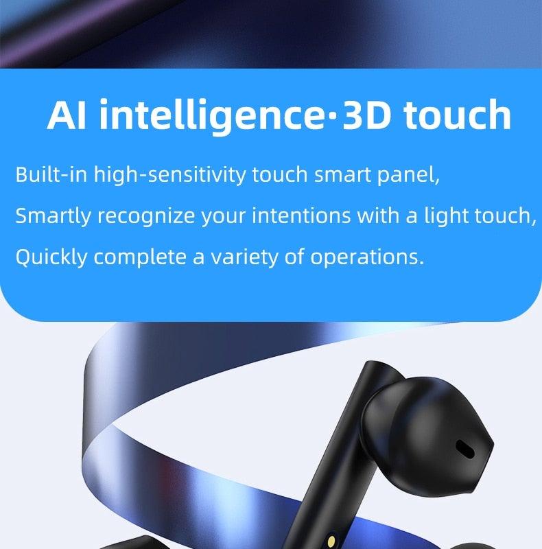 Kids Wireless Bluetooth 5.0 Earbuds with LED Display & Microphone
