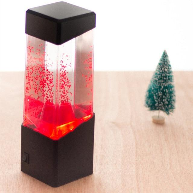 Modern LED Jellyfish Night Light Tank Lava Lamp for Bedroom Decor