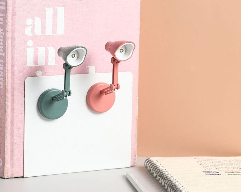 Cute Mini Magnetic Foldable LED Desk Lamp for Reading