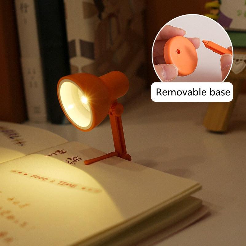 Cute Mini Magnetic Foldable LED Desk Lamp for Reading