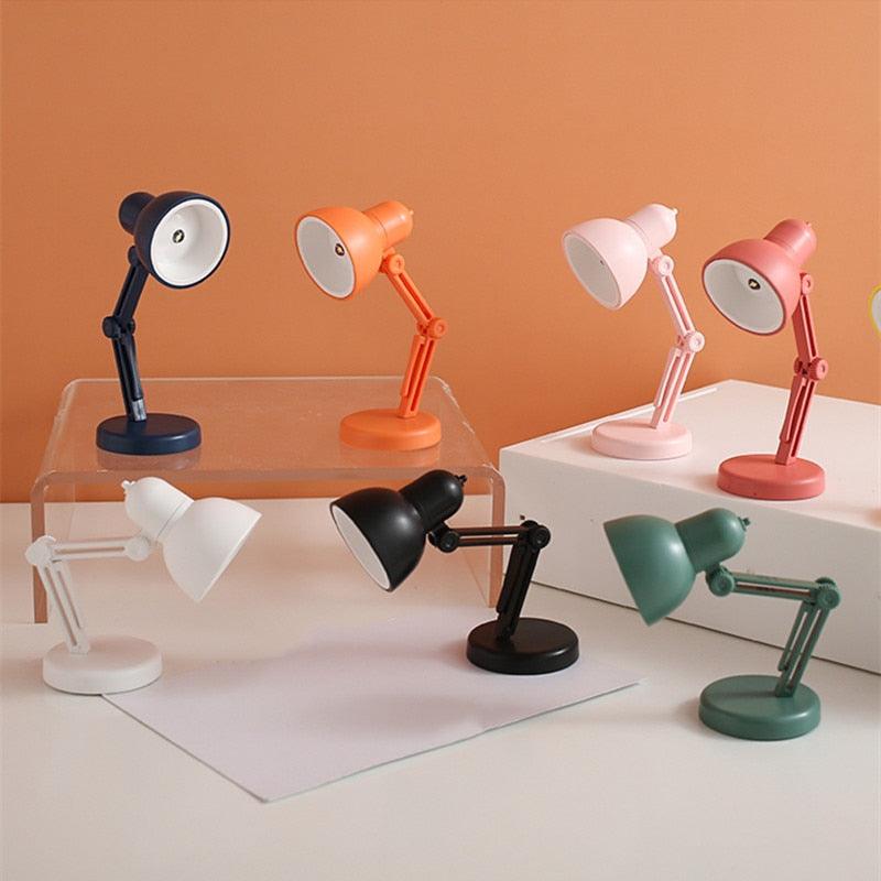 Cute Mini Magnetic Foldable LED Desk Lamp for Reading