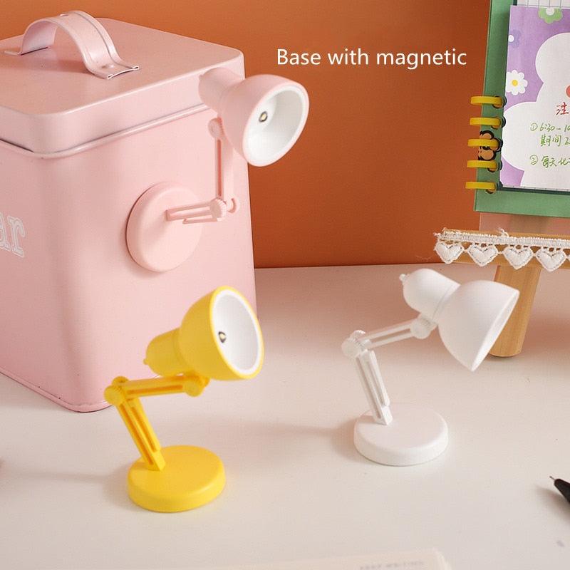 Cute Mini Magnetic Foldable LED Desk Lamp for Reading