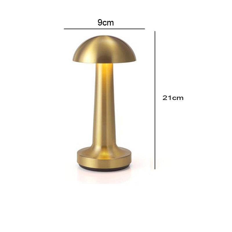 Portable USB Rechargeable LED Touch Sensor Table Lamp for Bedside