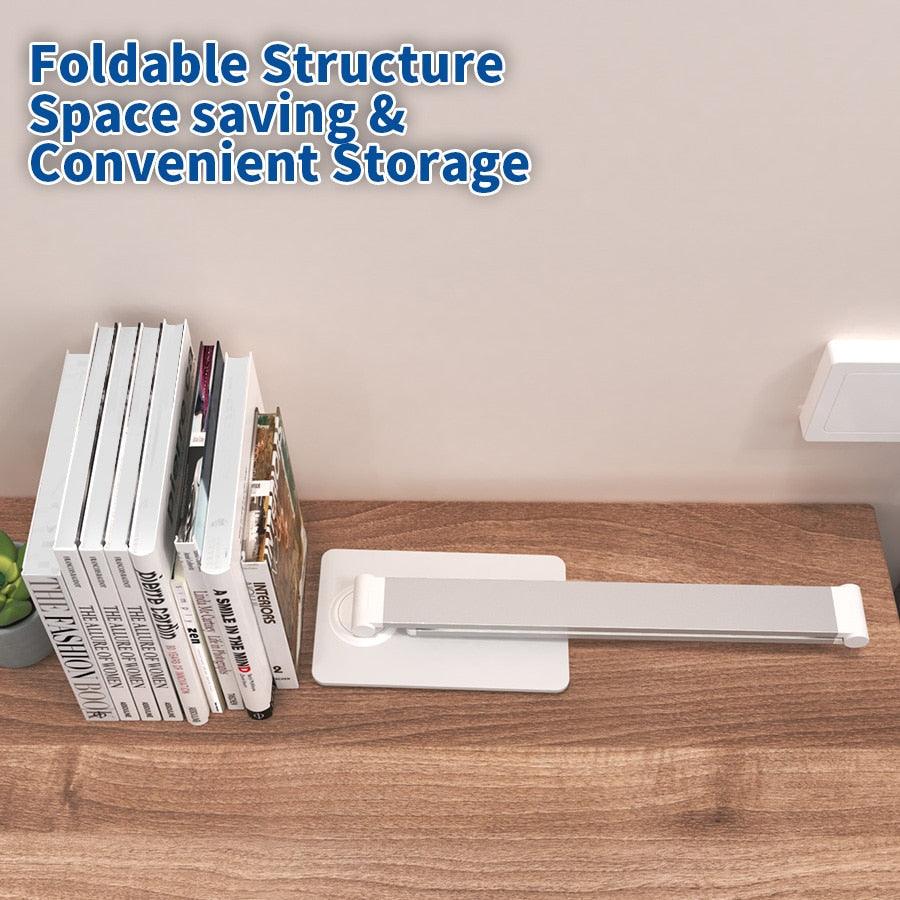 Foldable LED Desk Lamp with Stepless Dimmable Touch Control