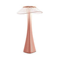 Modern Minimalist LED Crystal Table Lamp with USB Charging