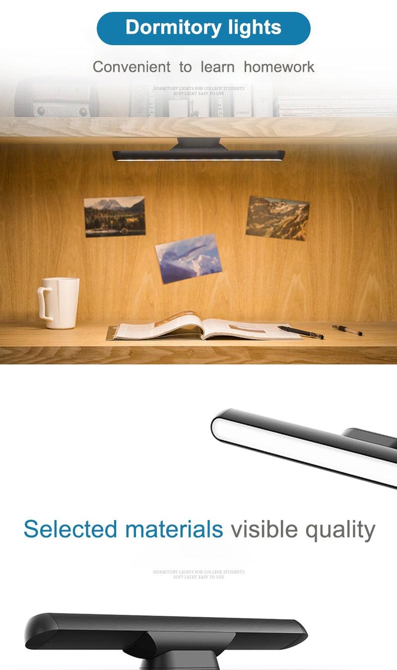 Dimmable Wireless LED Desk Lamp – Rechargeable Eye-Care Light