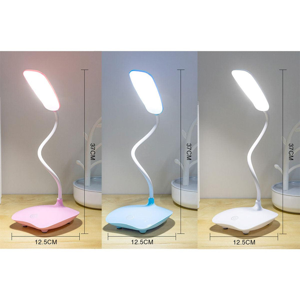 LED Touch Desk Lamp with 3-Speed Dimming and USB Charging Port
