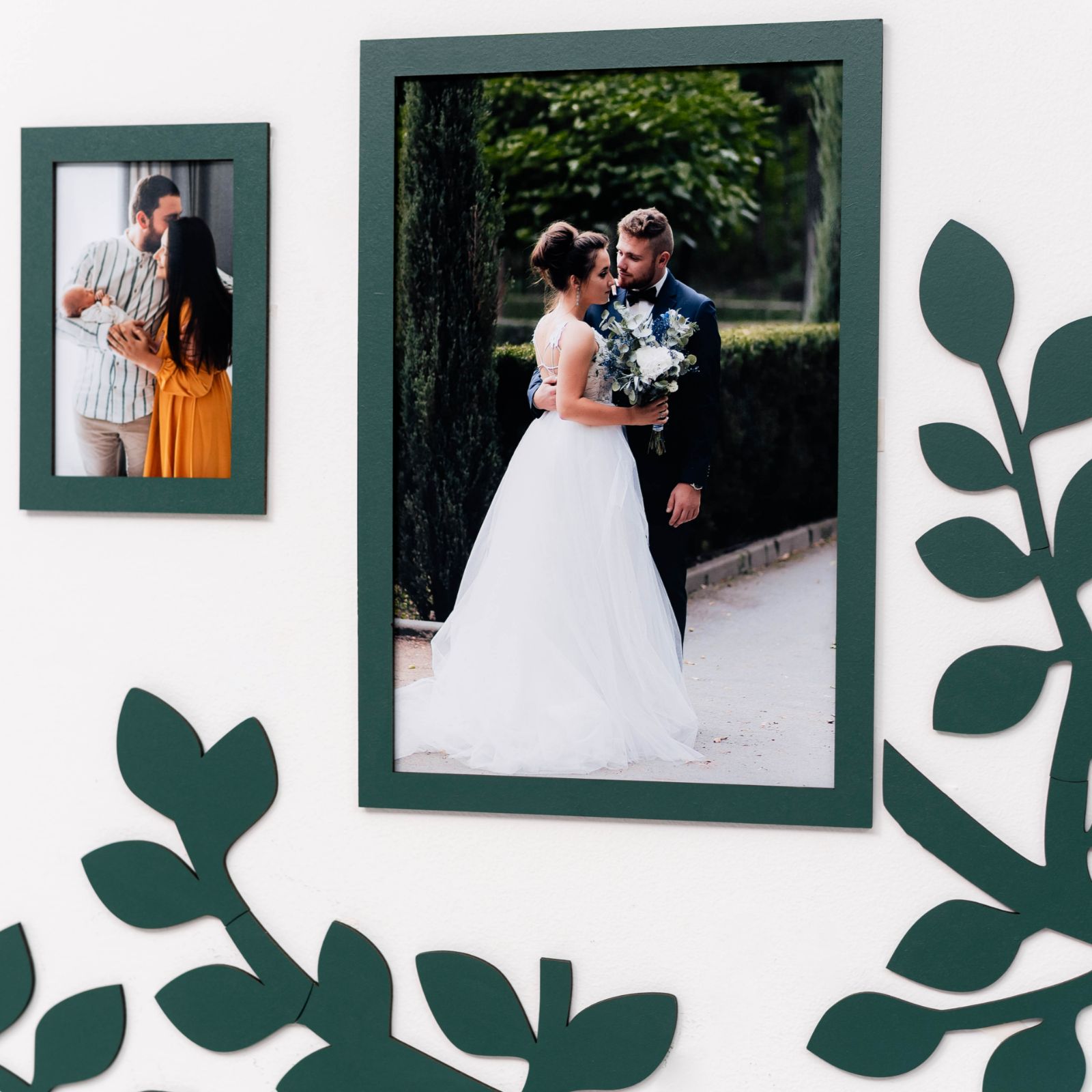 LED Lighted Wooden Family Tree Wall Art for Personalized Decor