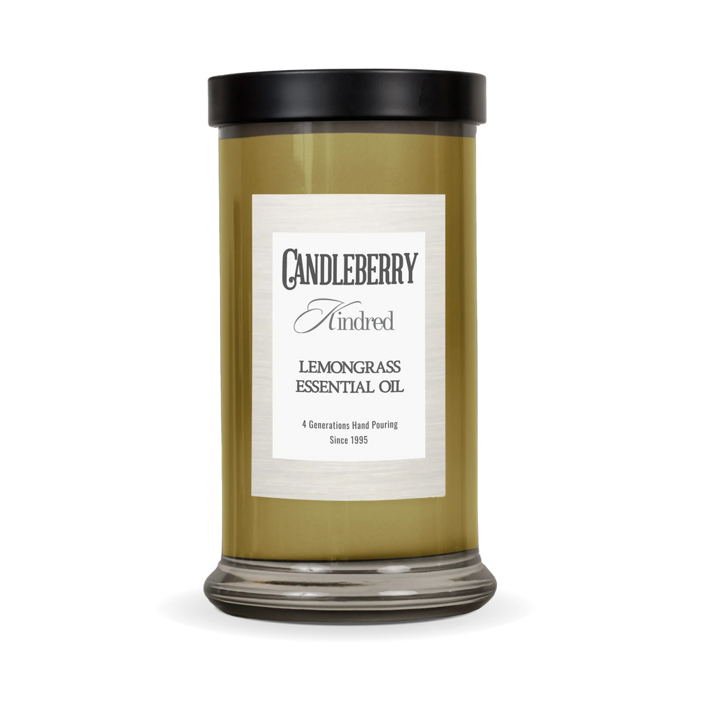 Lemongrass Essential Oil Large Jar Candle | 70-90hr Burn