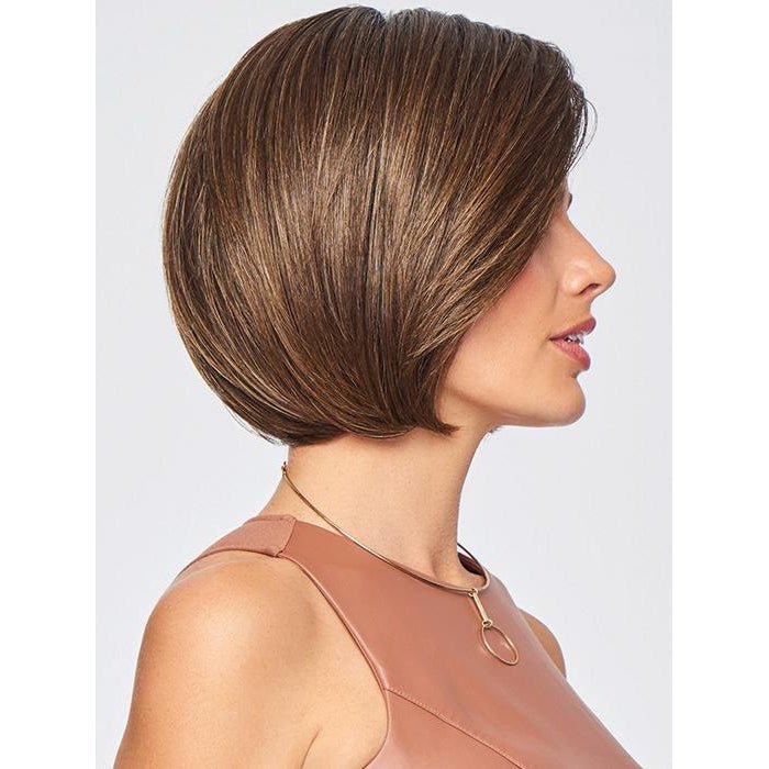 Let's Rendezvous Women’s Jaw-Length Bob Wig with Shadow Shades