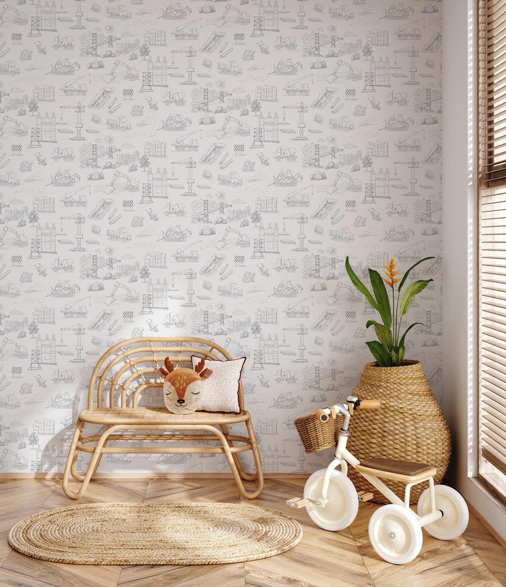Boston Wallpaper by The Bright Leaf Design
