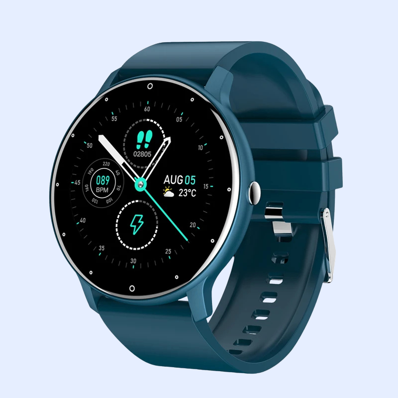 AquaSport™ Waterproof Smartwatch – Rose Gold Mesh Band & Fitness Tracker