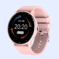 AquaSport™ Waterproof Smartwatch – Rose Gold Mesh Band & Fitness Tracker