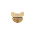 Lightweight wooden cat step mounted on a wall for pet climbing and vertical enrichment