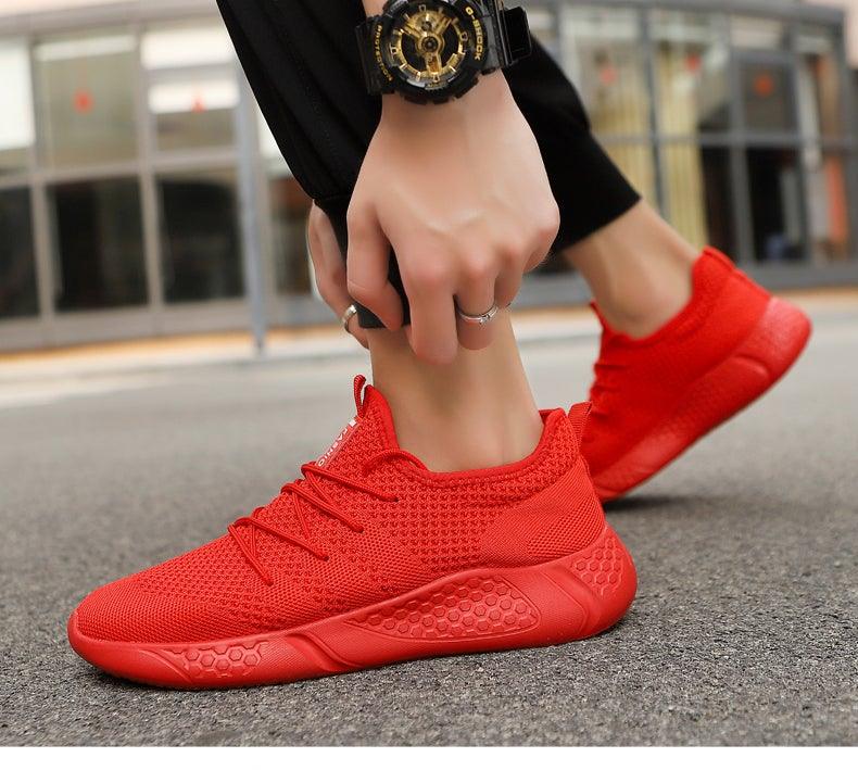 Men's Lightweight Athletic Knit Running Shoes Casual Sport Sneakers