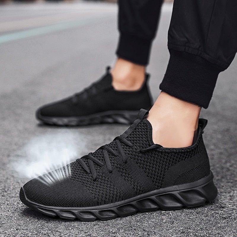 Men's Lightweight Athletic Knit Running Shoes Casual Sport Sneakers
