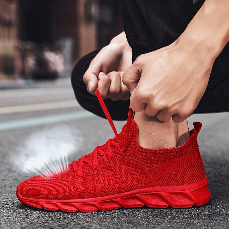 Men's Lightweight Athletic Knit Running Shoes Casual Sport Sneakers
