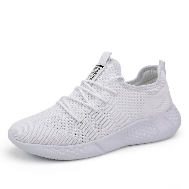 Men's Minimalist Breathable Knit Sneakers for Casual Walking