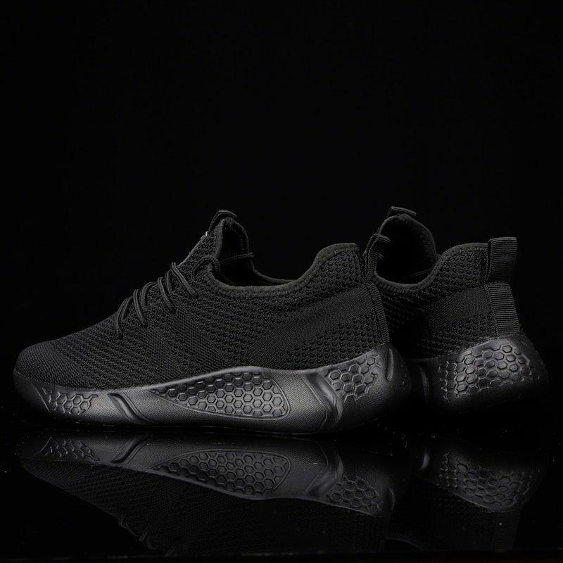 Men's Minimalist Breathable Knit Sneakers for Casual Walking