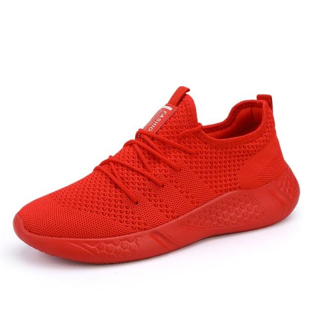 Men's minimalist black knit sneakers for casual walking