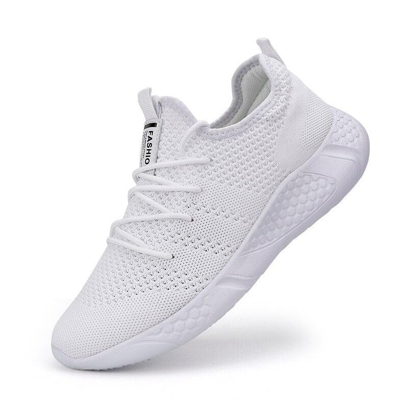 Men's Minimalist Breathable Knit Sneakers for Casual Walking