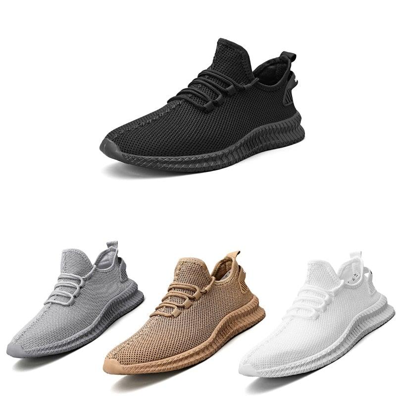 Men's Breathable Mesh Running Sneakers - Lightweight Athletic Shoes