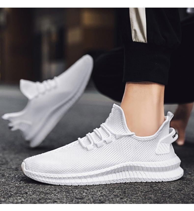 Men's Breathable Mesh Running Sneakers - Lightweight Athletic Shoes
