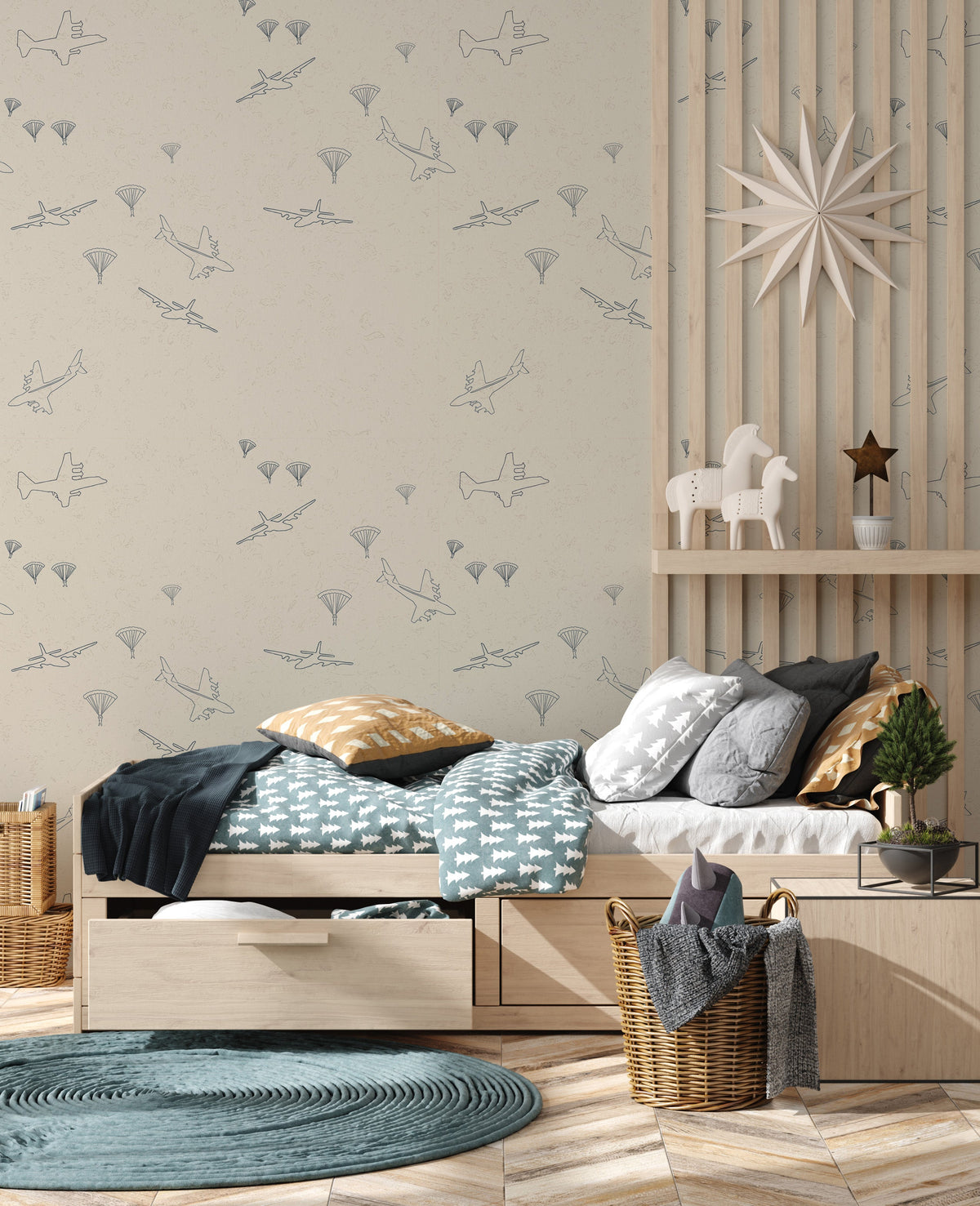 Truman Wallpaper by The Rosenborg Company