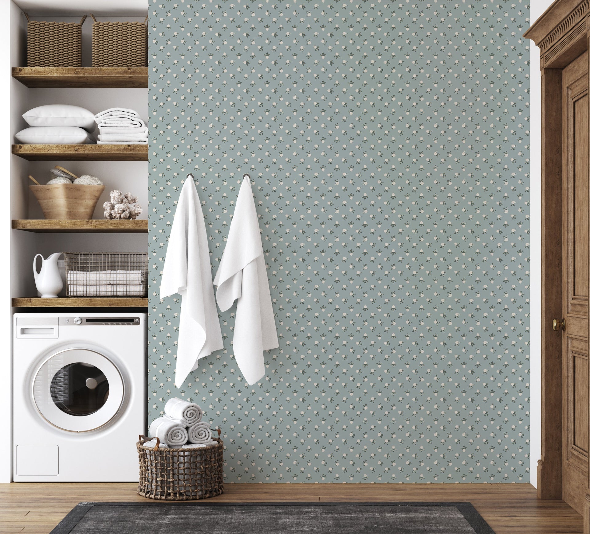 Idalie Peel and Stick Removable Wallpaper by Grateful Artsy Soul
