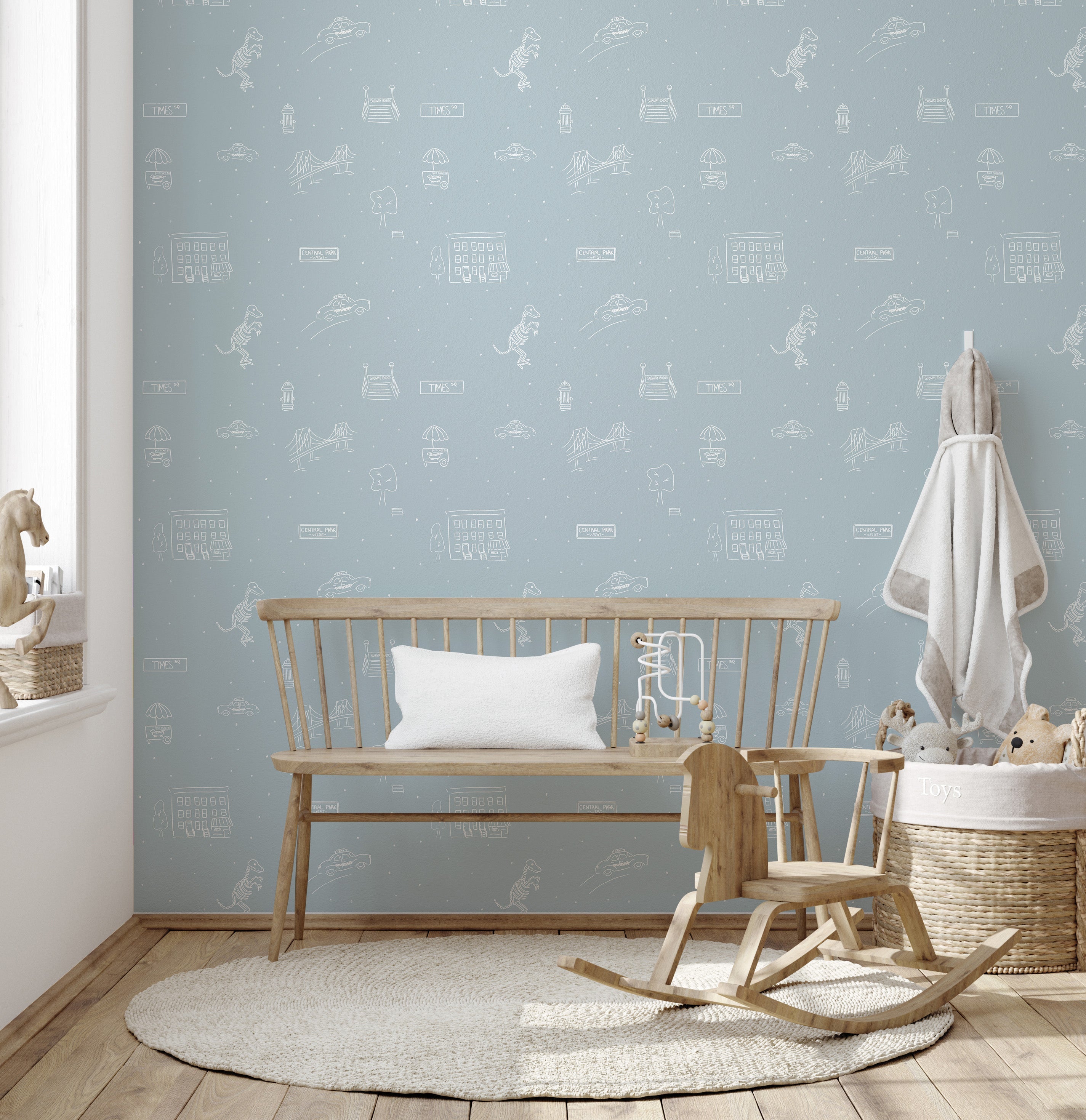 Manhattan Wallpaper by The Lil Dills Shop