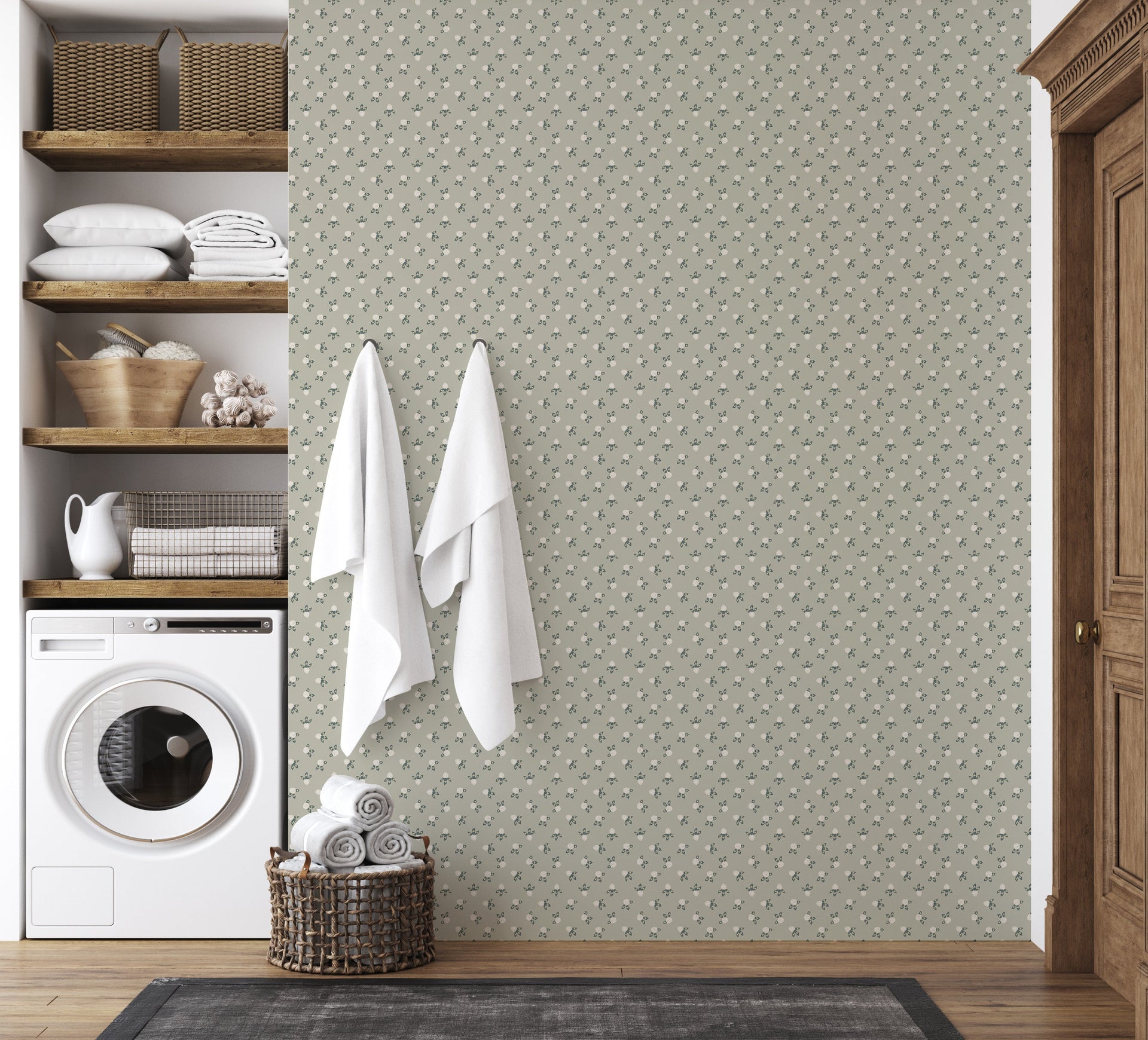Idalie Peel and Stick Removable Wallpaper by Grateful Artsy Soul