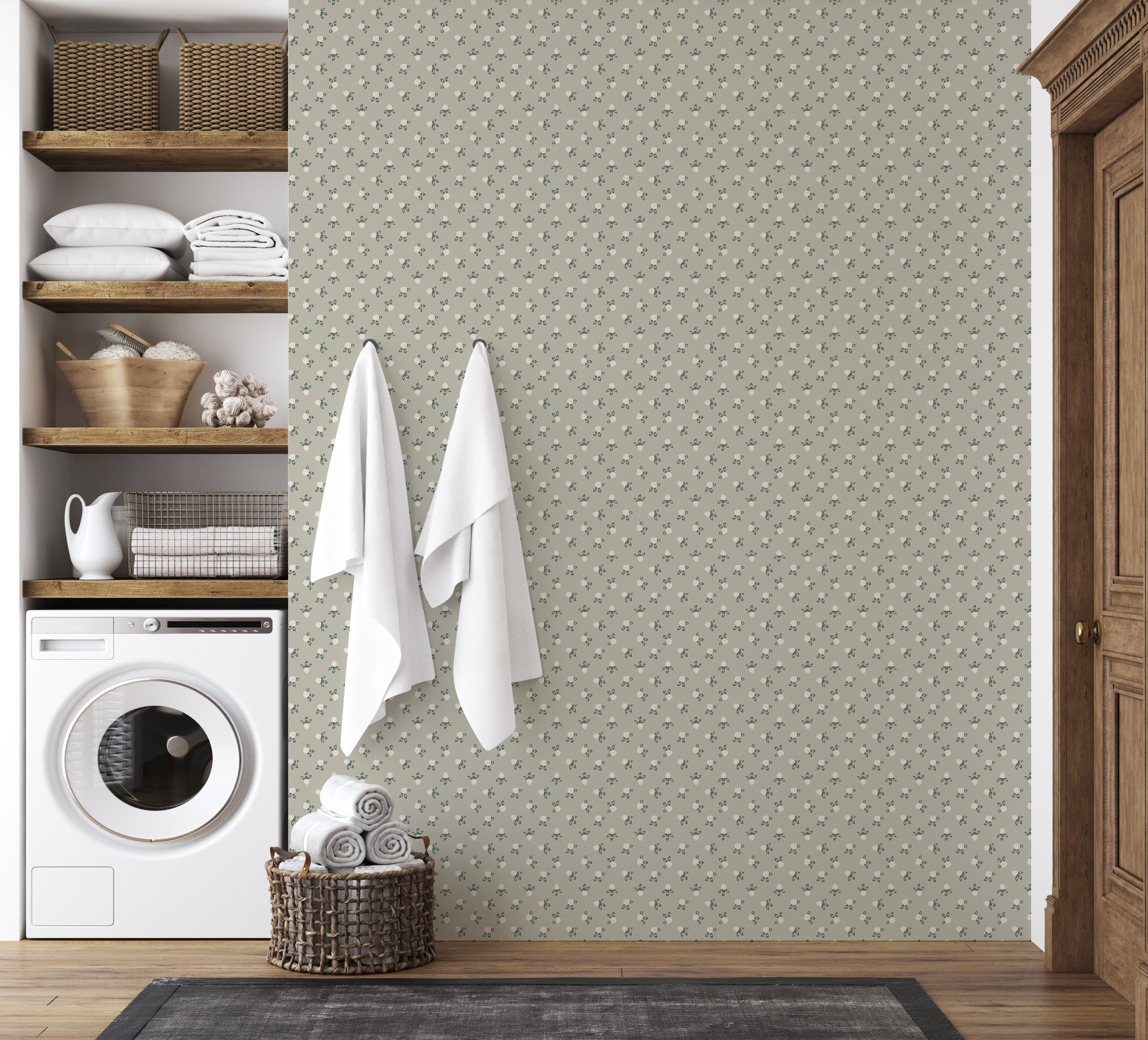 Idalie Peel and Stick Removable Wallpaper by Grateful Artsy Soul