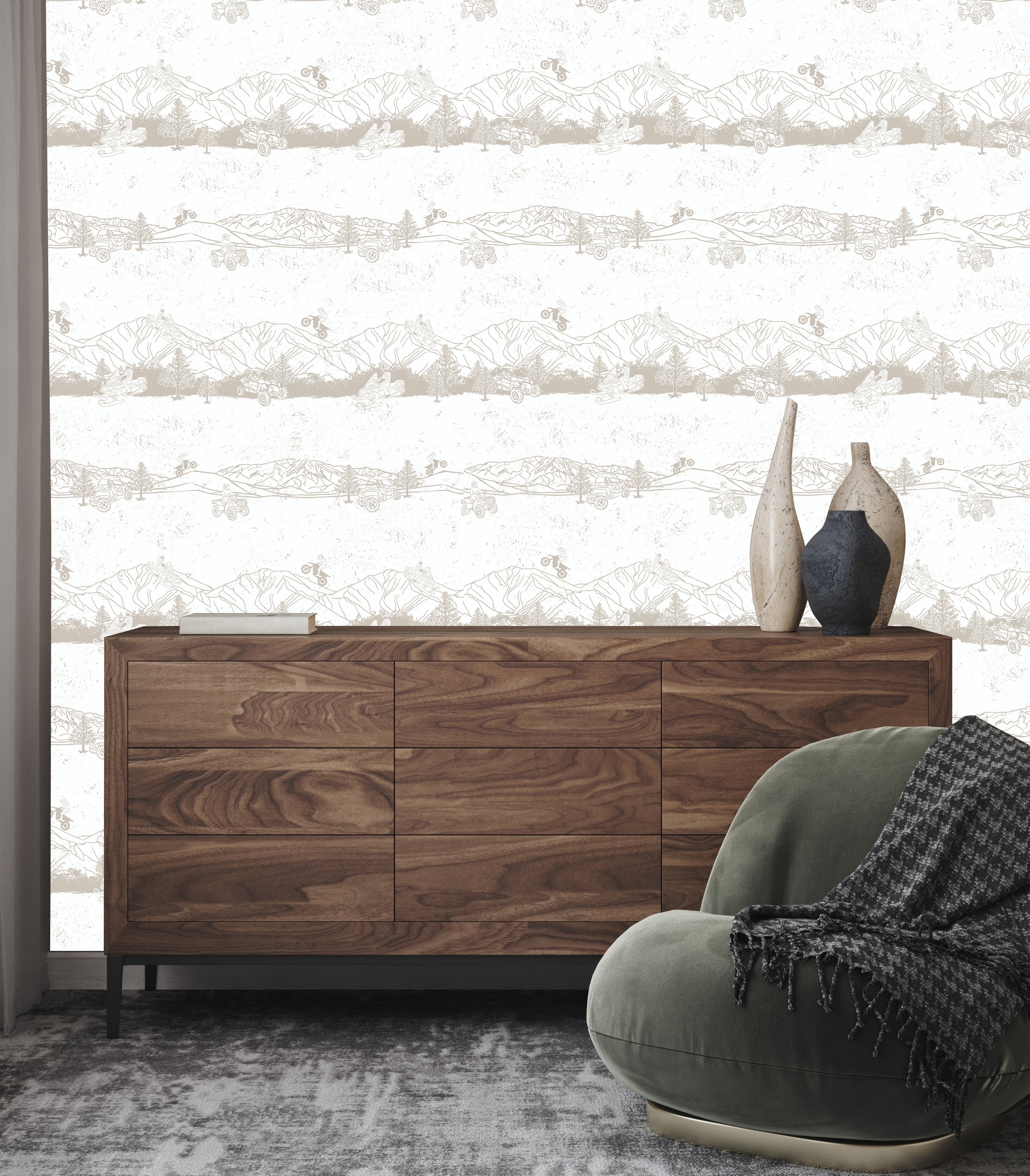 Nash Peel and Stick Removable Wallpaper by Hannah Langford