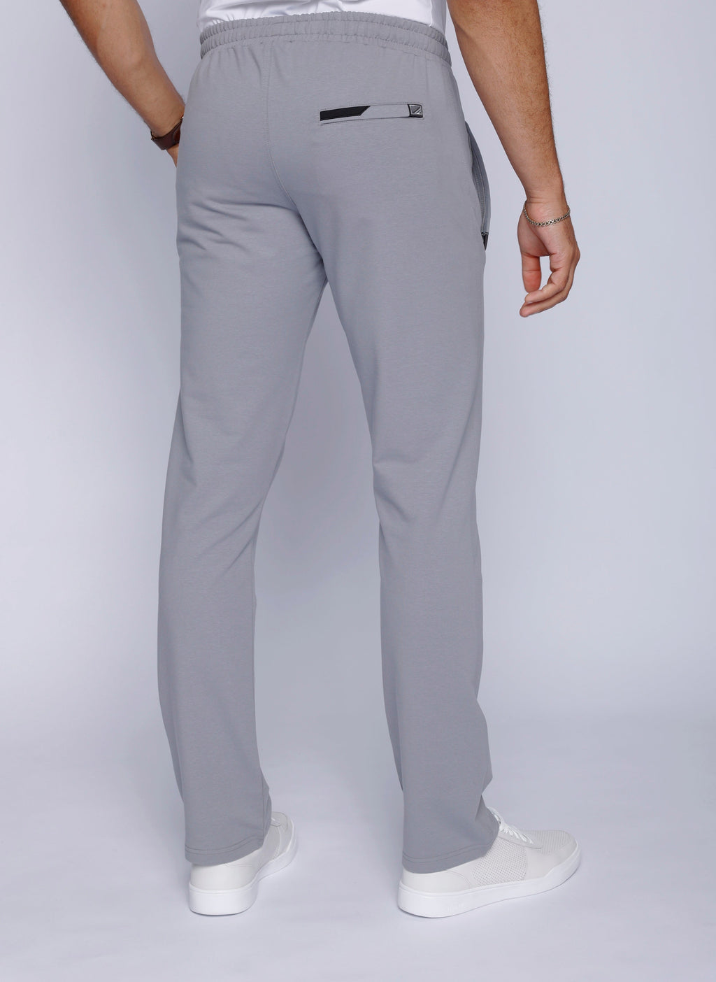 Men's Athletic Straight Fit Sweatpants in Grey - Image 2