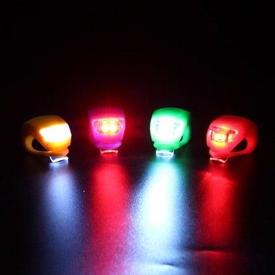 Waterproof Silicone LED Bicycle Safety Light Set for Cycling