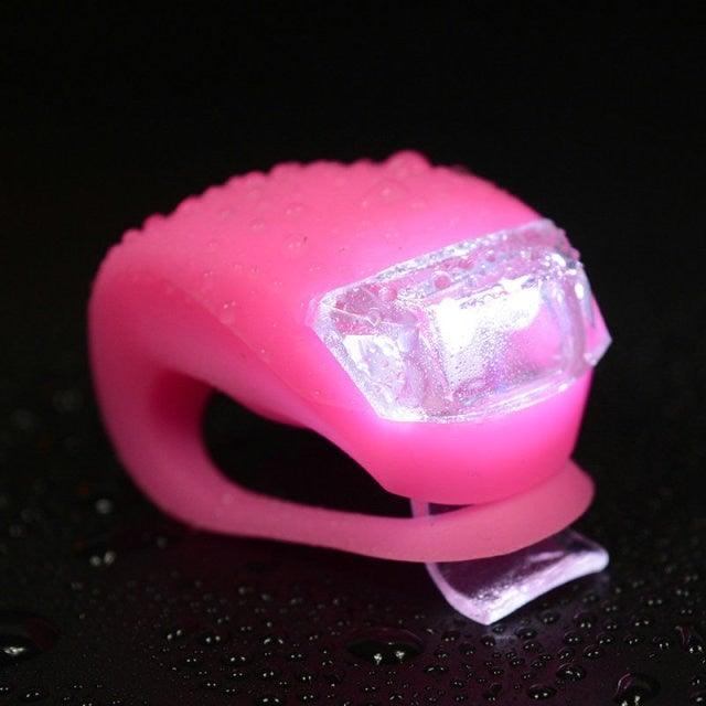 Waterproof Silicone LED Bicycle Safety Light Set for Cycling