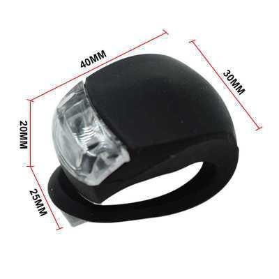 Waterproof Silicone LED Bicycle Safety Light Set for Cycling