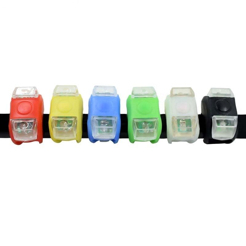 Waterproof Silicone LED Bicycle Safety Light Set for Cycling
