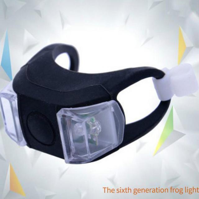 Waterproof Silicone LED Bicycle Safety Light Set for Cycling