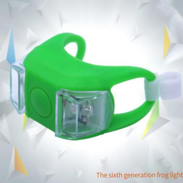 Waterproof Silicone LED Bicycle Safety Light Set for Cycling