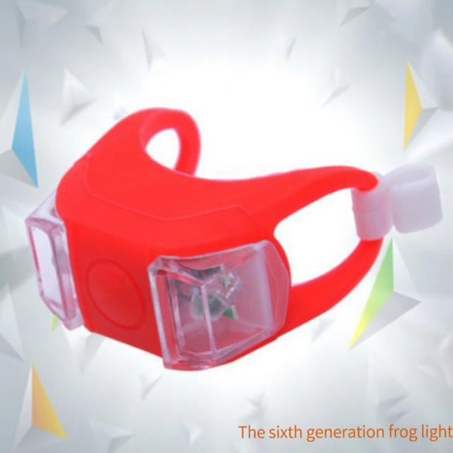 Waterproof Silicone LED Bicycle Safety Light Set for Cycling