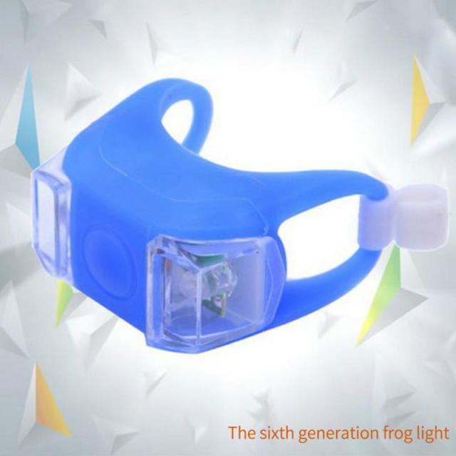 Waterproof Silicone LED Bicycle Safety Light Set for Cycling