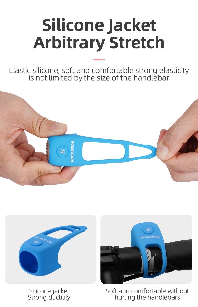 Silicone Electric Bike Bell for Kids - 90dB Water Resistant Horn