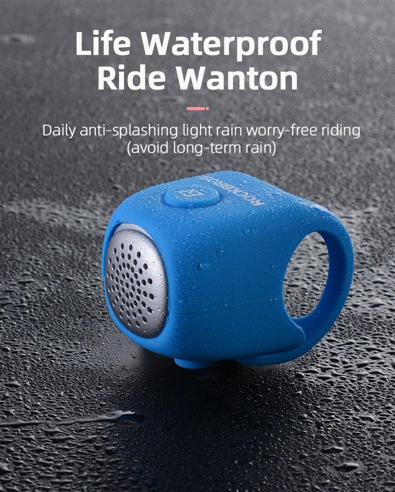 Silicone Electric Bike Bell for Kids - 90dB Water Resistant Horn