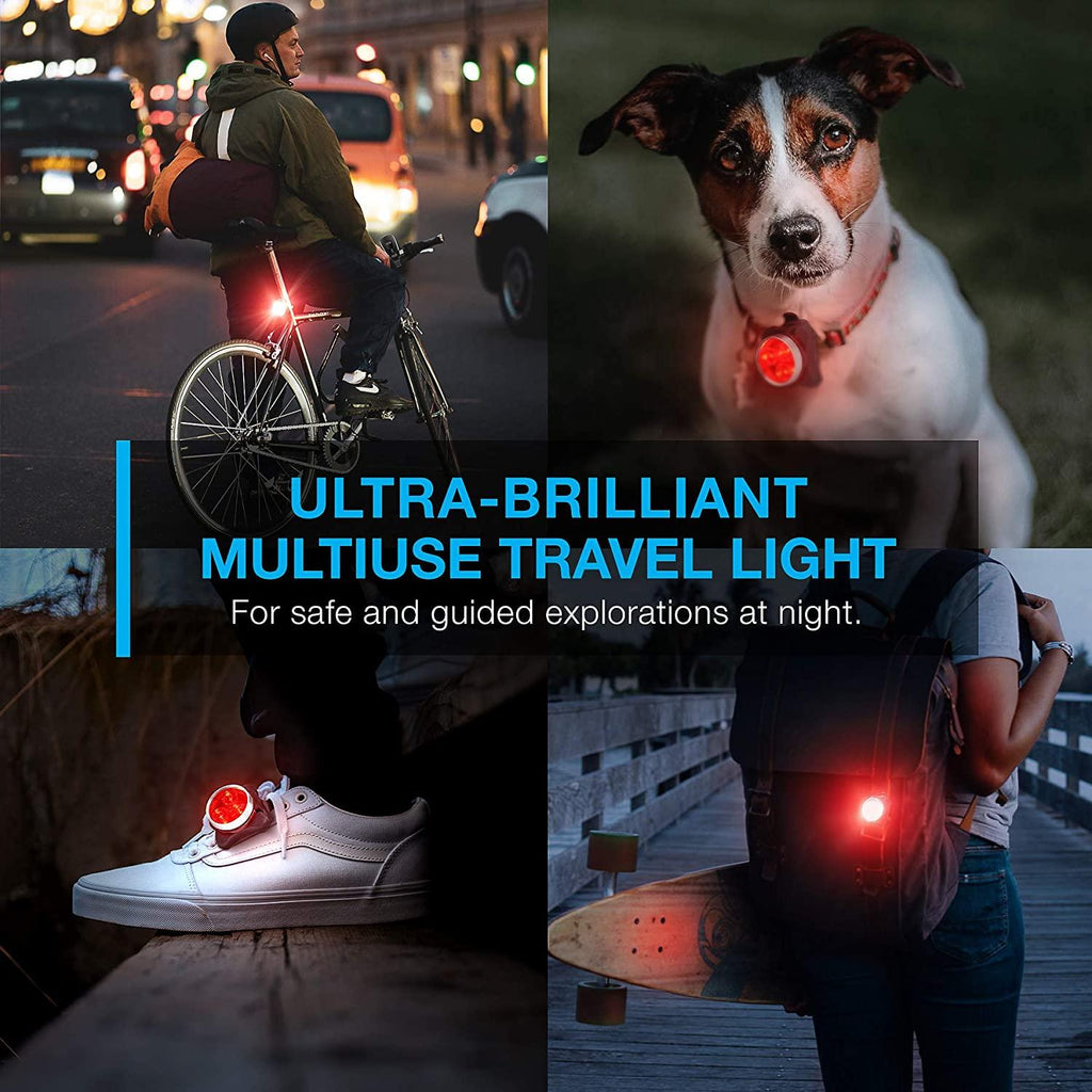 USB Rechargeable LED Bike Light Set - Super Bright Front and Rear