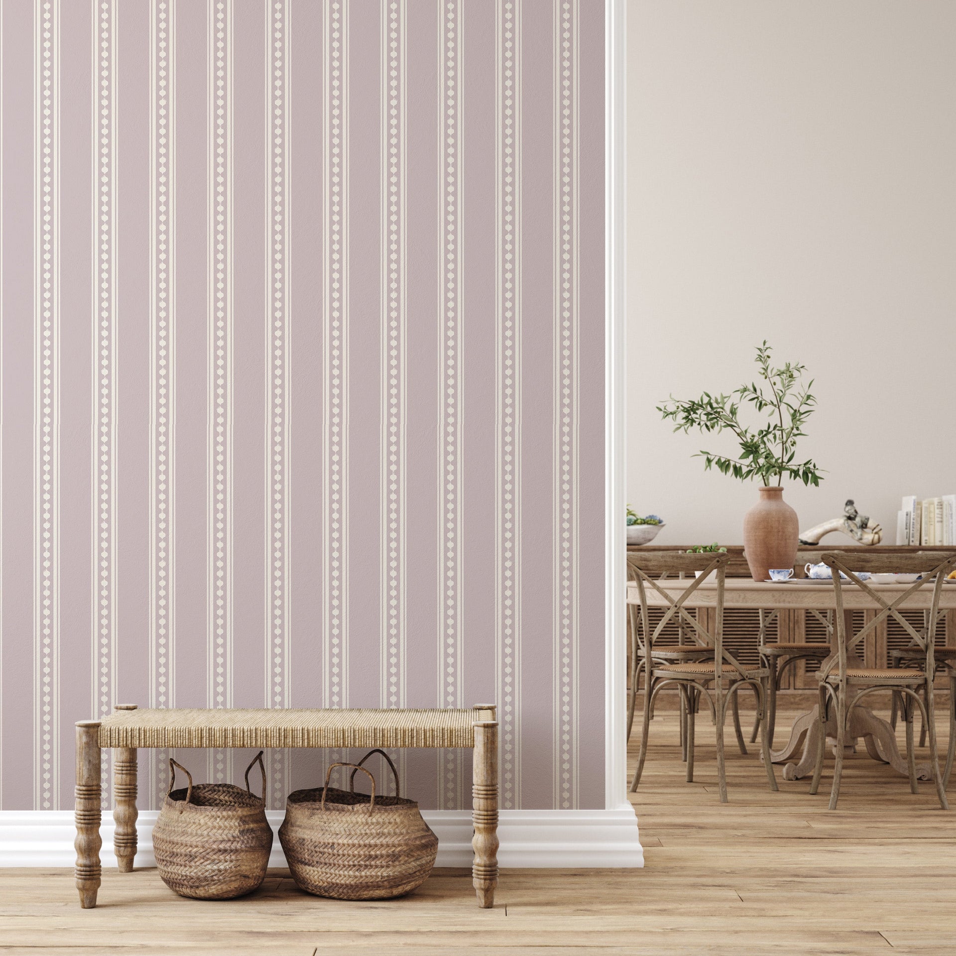 Conway Removable Peel and Stick Wallpaper by Beeky Illustration