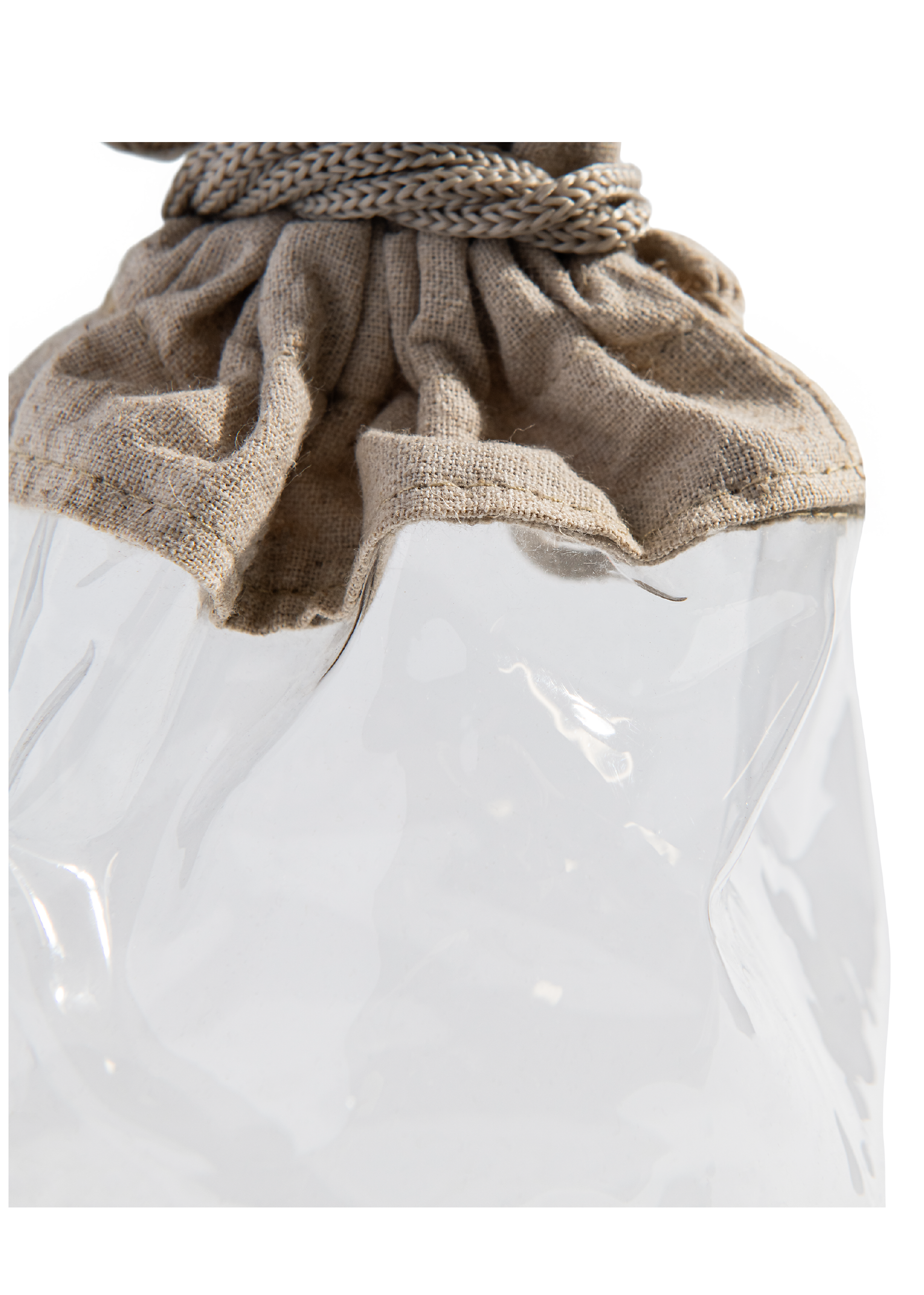 Large Reusable Linen Drawstring Bag