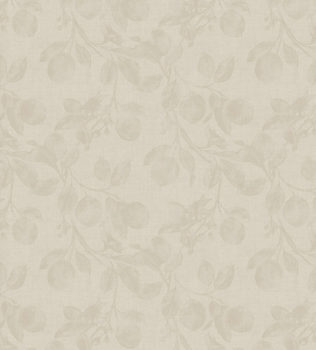 Monica's Orchard Botanical Floral Wallpaper in Dark Brown Espresso