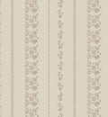 Roselle Stripe Removable Wallpaper in Brown and Cream