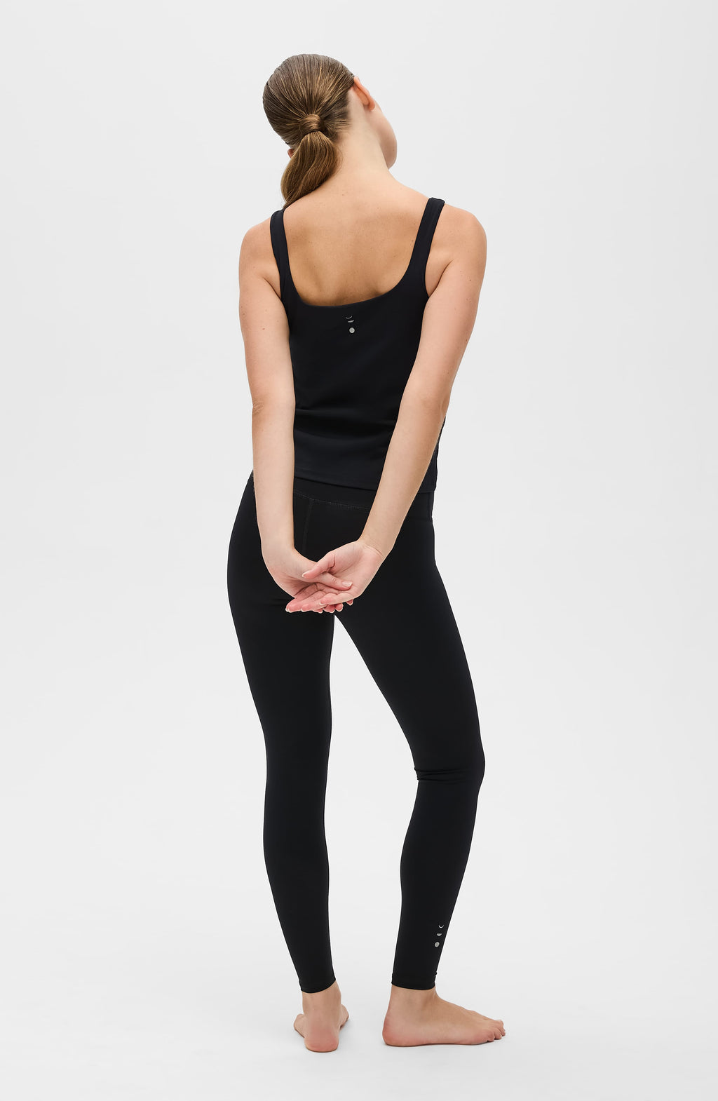 Lisse Compression Leggings High Waisted Minimalist Black